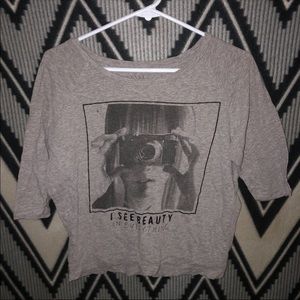 Forever 21 gray shirt